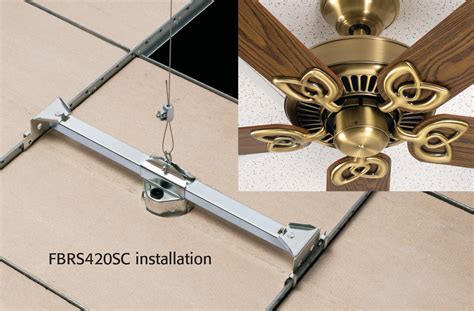 suspended ceiling fan mounting kit